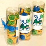 birthday cookie gifts natural sugar cookies sprinkled with sugar and personalized gift wrap
