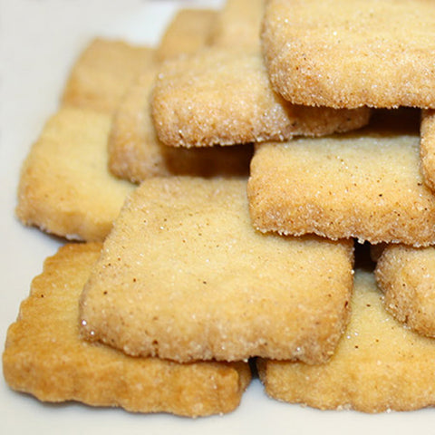 Snickerdoodle inspired cinnamon crisp sugar cookies make the perfect cookie favor for you next meeting or special event. We ship to remote teams.