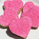 PINK HEART SHAPED COOKIES | FREE GIFT WRAP