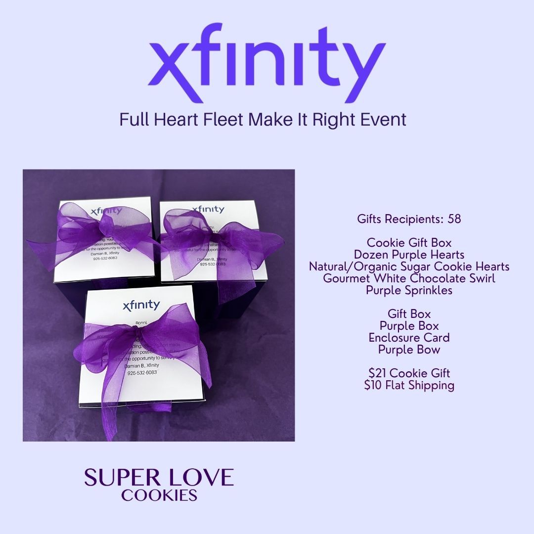 XFINITY MAKE IT RIGHT FLEET WEEK | CUSTOM COOKIE GIFT