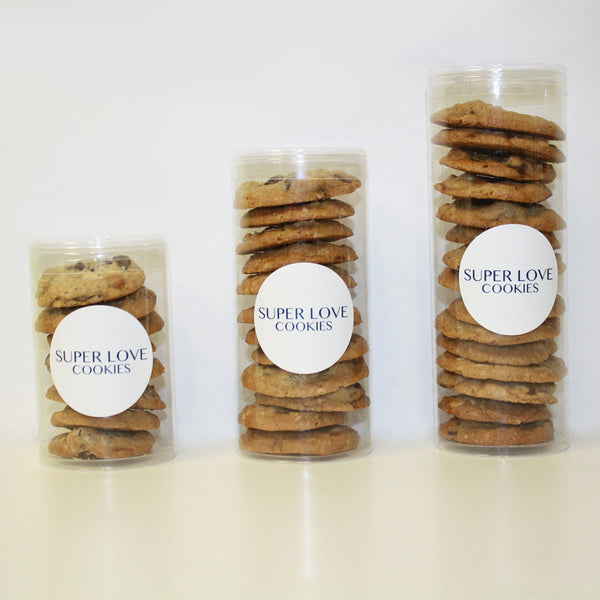 Gourmet Chocolate Chip Cookies "Crazy Chip" Tubes - Share the Love