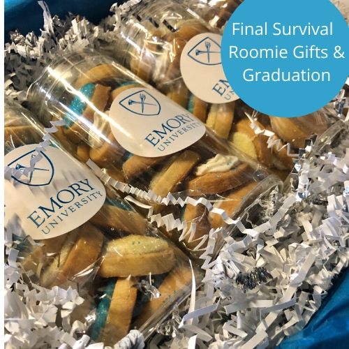 Emory cookie gifts. Celebrate new roommate gifts, graduation gifts or finals care package