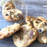 Chocolate Chip cookies with butterscotch, white chocolate, dark chocolate, and milk chocolate | Super Love Cookies