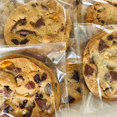 Military care package cookies to support our US marines. Fresh Baked mixed chip cookies