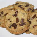 Double chocolate chip cookies made with premium, natural ingredients and Guittard dark chocolate and milk chocolate