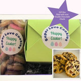 Easter Gift Basket | Colored Sugar Cookies and Chocolate Chunk Cookies