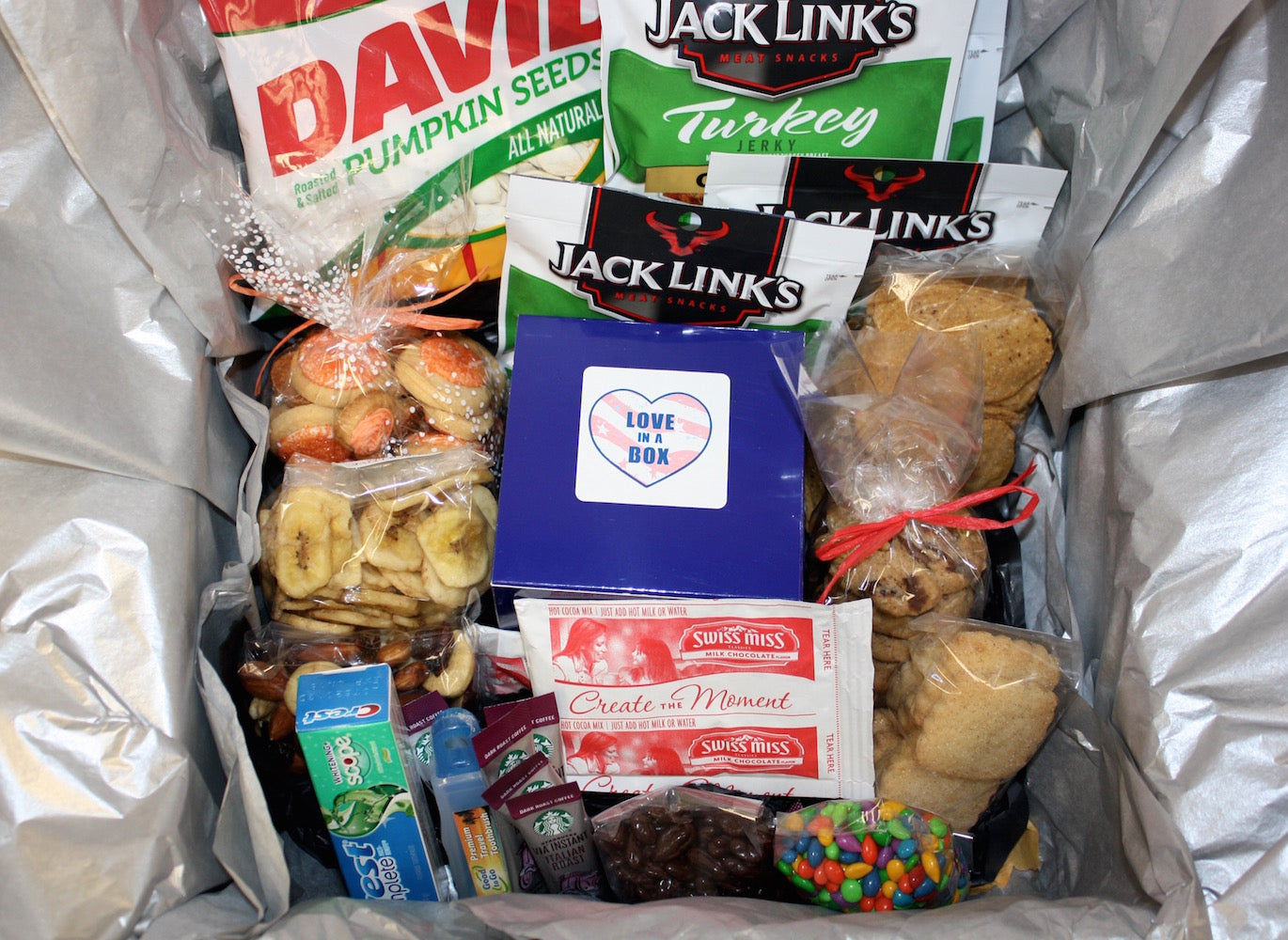 SPONSOR A CARE PACKAGE | PACKED WITH GOODIES AND NECESSITIES