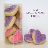 Heart-Shaped Sugar Cookies | Personalized Cookie Gift