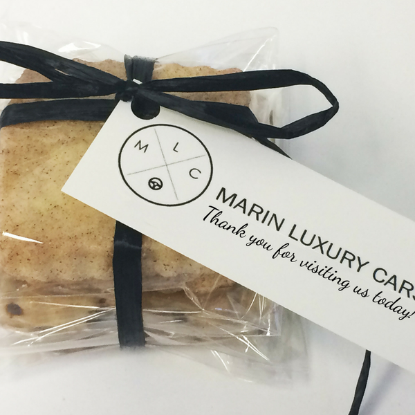 Cookie favors personalized and baked fresh for your special events, corporate meetings, or virtual parties.