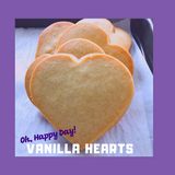 Heart Shaped Sugar Cookie | Vanilla crisp and buttery
